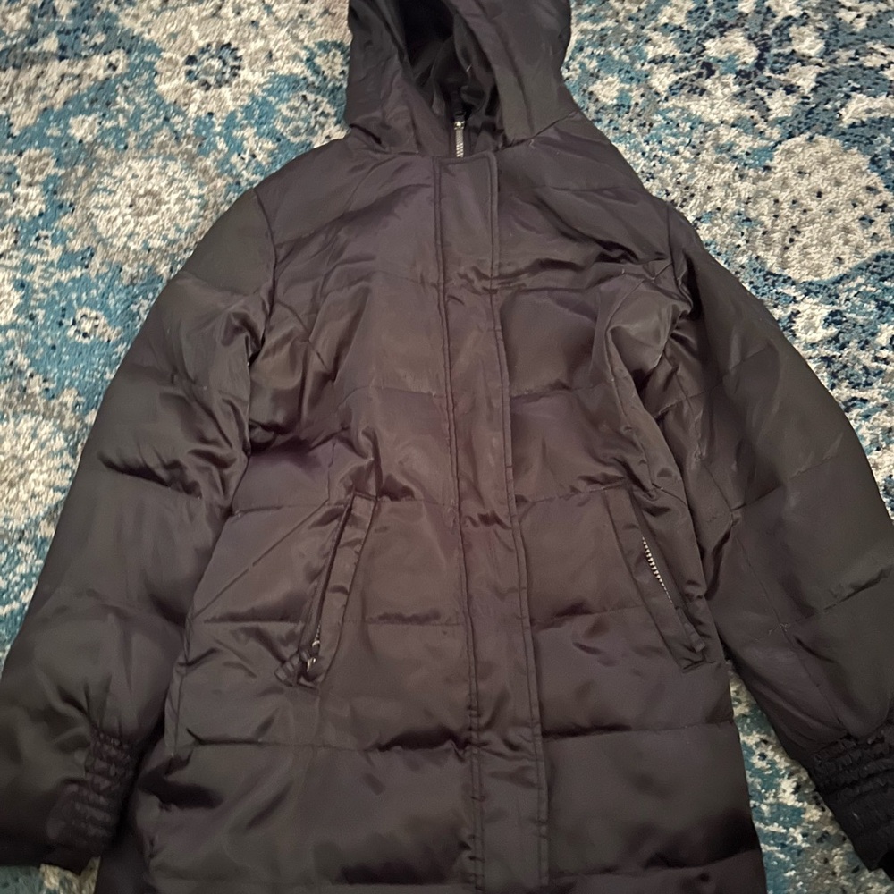 Lands' End Women's Black Puffer Jacket